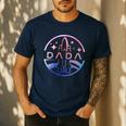 Dada Space Astronaut Rocket Birthday Party Men's Casual T-Shirt Navy Dada Space Astronaut Rocket Birthday Party Men's Casual T-Shirt Navy