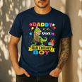 Daddy Dinosaur Shirt Cute Birthday Boy Family Apparel Men's Casual T-Shirt Navy Daddy Dinosaur Shirt Cute Birthday Boy Family Apparel Men's Casual T-Shirt Navy