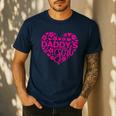 Daddy's Girl Father's Day Idea For a New Dad Men's Casual T-Shirt Navy Daddy's Girl Father's Day Idea For a New Dad Men's Casual T-Shirt Navy