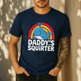 Daddy's Lil Squirter Cute Embarrassing Woman Men's Casual T-Shirt Navy Daddy's Lil Squirter Cute Embarrassing Woman Men's Casual T-Shirt Navy