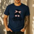 I Got My Daddy's Temper And My Mama's Attitude Men's Casual T-Shirt Navy