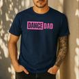 Dance Dad Pink Men's Casual T-Shirt Navy