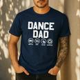 Dance Dad Proud Dancer Dancing Father Men Men's Casual T-Shirt Navy