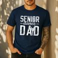 Dance Senior Dad Of A Senior Dancer Father 2026 Men's Casual T-Shirt Navy