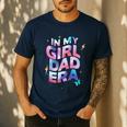 In My Daughter Era Dad Life Soft Pastel Pride Theme Men's Casual T-Shirt Navy