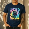 Dead Dad Club Surviving On Dark Humor Hippie Men's Casual T-Shirt Navy