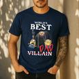 Despicable Me Minions Father's Day World's Best Dad Villain Men's Casual T-Shirt Navy Despicable Me Minions Father's Day World's Best Dad Villain Men's Casual T-Shirt Navy