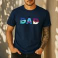 Disney Aladdin Jasmine Genie Father’s Day Birthday Dad Men's Casual T-Shirt Navy