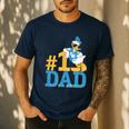 Disney Donald Duck Number One Dad Sunglasses Father's Day Men's Casual T-Shirt Navy Disney Donald Duck Number One Dad Sunglasses Father's Day Men's Casual T-Shirt Navy