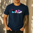 Disney Minnie Mouse And Daisy Duck Dad Father's Day Birthday Men's Casual T-Shirt Navy Disney Minnie Mouse And Daisy Duck Dad Father's Day Birthday Men's Casual T-Shirt Navy