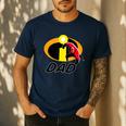 Disney And Pixar's The Incredibles Mr Incredible Dad Family Men's Casual T-Shirt Navy