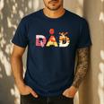 Disney Winnie The Pooh And Friends Dad Father's Day Birthday Men's Casual T-Shirt Navy