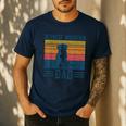 Dog Berner Dad Vintage Bernese Mountain Dad Men's Casual T-Shirt Navy Dog Berner Dad Vintage Bernese Mountain Dad Men's Casual T-Shirt Navy