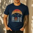 Dog Lover Dog Humor Dog Mom Dog Dad Men's Casual T-Shirt Navy