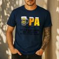 Drinking Opa Like A Regular Grandpa Much Cooler Beer Dad Men's Casual T-Shirt Navy