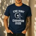 Egg Hunt Champion 2025 First Time Dad Pregnancy Reveal Men's Casual T-Shirt Navy