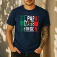 El Papa Mas Chingon Best Mexican Dad Men's Casual T-Shirt Navy