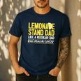 Family Lemonade Stand Dad Men's Casual T-Shirt Navy