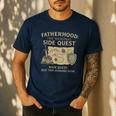 Fatherhood The Original Side Quest Dad Mode Men's Casual T-Shirt Navy