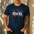 Father's Day Dad Astronaut Space Birthday Planets Daddy Men's Casual T-Shirt Navy Father's Day Dad Astronaut Space Birthday Planets Daddy Men's Casual T-Shirt Navy