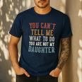 Father's Day Dad From Daughter Daddy Men's Casual T-Shirt Navy