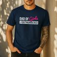 Father's Day Dad From Girl Outnumbered Men's Casual T-Shirt Navy