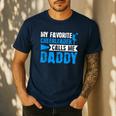 My Favorite Cheerleader Calls Me Daddy Cheer Dad Fathers Day Men's Casual T-Shirt Navy My Favorite Cheerleader Calls Me Daddy Cheer Dad Fathers Day Men's Casual T-Shirt Navy