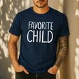 Favorite Child MomDad's Favorite Men's Casual T-Shirt Navy
