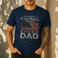 My Favorite Football Player Calls Me Dad Father's Day Men's Casual T-Shirt Navy My Favorite Football Player Calls Me Dad Father's Day Men's Casual T-Shirt Navy