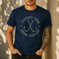 Fishing Fisherman Dad Support Your Local Hookers Small Men's Casual T-Shirt Navy Fishing Fisherman Dad Support Your Local Hookers Small Men's Casual T-Shirt Navy