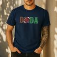 Football Dada 1st Birthday Men's Casual T-Shirt Navy Football Dada 1st Birthday Men's Casual T-Shirt Navy