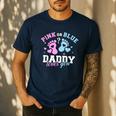 Gender Reveal Daddy Dad Men's Casual T-Shirt Navy Gender Reveal Daddy Dad Men's Casual T-Shirt Navy