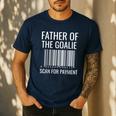 Goalie Dad Shirt Hockey Dad Shirt Hockey Goalie Men's Casual T-Shirt Navy Goalie Dad Shirt Hockey Dad Shirt Hockey Goalie Men's Casual T-Shirt Navy