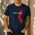 God Of Boy Dad Video Game Tshirt Father's Day Edition Men's Casual T-Shirt Navy God Of Boy Dad Video Game Tshirt Father's Day Edition Men's Casual T-Shirt Navy