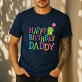 Happy Birthday Daddy Men's Casual T-Shirt Navy Happy Birthday Daddy Men's Casual T-Shirt Navy