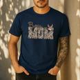 Hunting Boy Mom Duck Camouflage Camo Preppy Camo Dad Men's Casual T-Shirt Navy