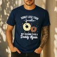 I'm Going To Be a Daddy Again Pregnancy Announcement Quote Men's Casual T-Shirt Navy