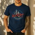 Just a Dad Who Always Came Back With The Milk Father's Day Men's Casual T-Shirt Navy