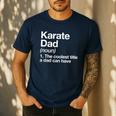Karate Dad Definition Sports Martial Arts Men's Casual T-Shirt Navy