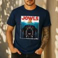 Lab Jowls Tee Labrador Retriever Mom Top Dad Men's Casual T-Shirt Navy
