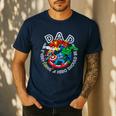 Marvel Comics Retro Classic Father's Day Avengers Hero Dad Men's Casual T-Shirt Navy
