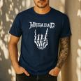 Megadad Retro 90s Hard Rock Band Heavy Metal Father's Day Men's Casual T-Shirt Navy Megadad Retro 90s Hard Rock Band Heavy Metal Father's Day Men's Casual T-Shirt Navy