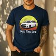 Mini Van Life Soccer Mom Dad Parent For Parents Men's Casual T-Shirt Navy