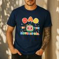 Mom And Dad Of The Birthday Girl Melon Family Matching Men's Casual T-Shirt Navy
