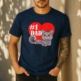 Nebelung Cat 1 Dad Father's Day Daddy Heart Decor For Men Women Kids Men's Casual T-Shirt Navy Nebelung Cat 1 Dad Father's Day Daddy Heart Decor For Men Women Kids Men's Casual T-Shirt Navy