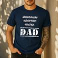 Not Biological Adoptive Foster But Dad T-Shirt For Fathers Men's Casual T-Shirt Navy Not Biological Adoptive Foster But Dad T-Shirt For Fathers Men's Casual T-Shirt Navy