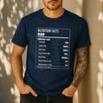Nutrition Facts Dad Father's Day Shirt For Men Dad Men's Casual T-Shirt Navy Nutrition Facts Dad Father's Day Shirt For Men Dad Men's Casual T-Shirt Navy