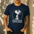 Peanuts Snoopy Cool Dad Men's Casual T-Shirt Navy