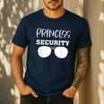 Princess Security Perfects For Dad Orr Boyfriend Small Men's Casual T-Shirt Navy