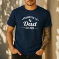 Promoted To Dad EST 2025 Soon To Be Dad Men's Casual T-Shirt Navy Promoted To Dad EST 2025 Soon To Be Dad Men's Casual T-Shirt Navy